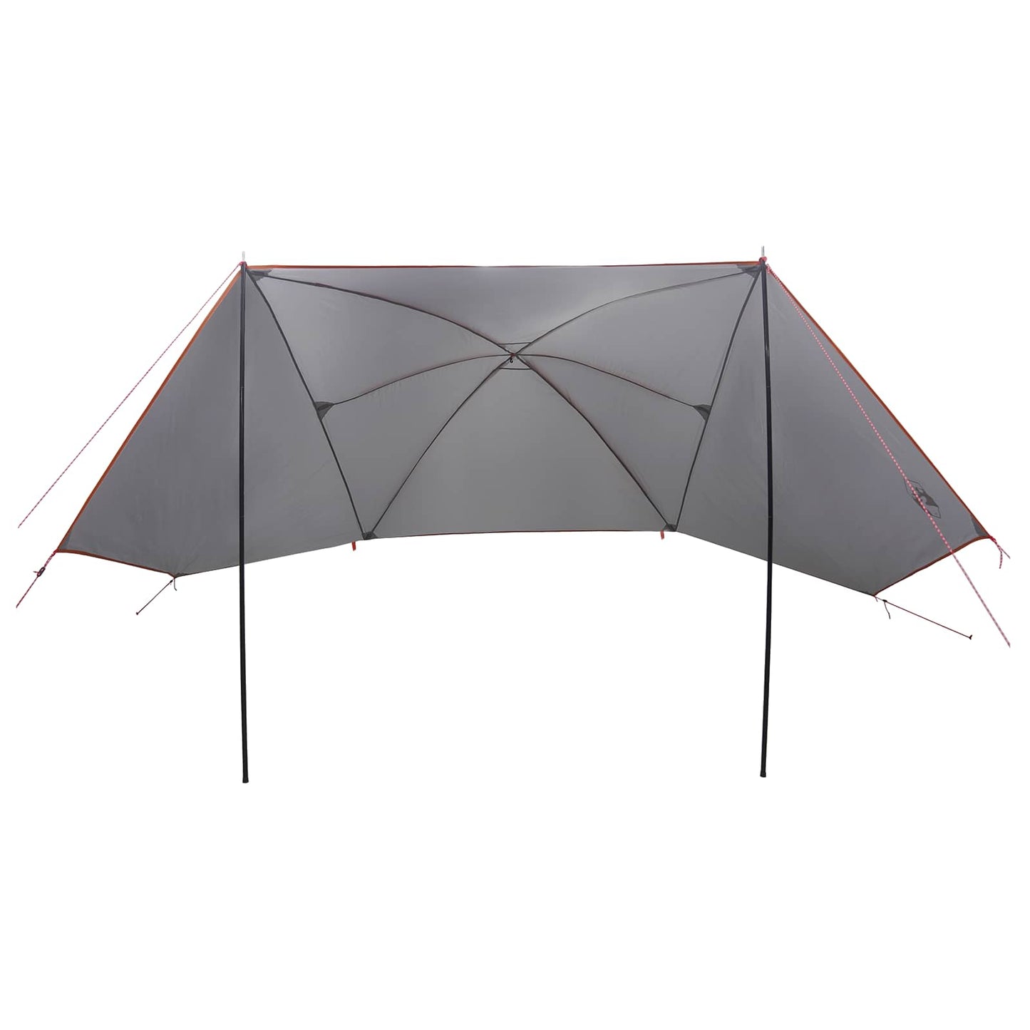 Car Tent Grey and Orange 308 x 215 x 220 cm Polyester and Steel