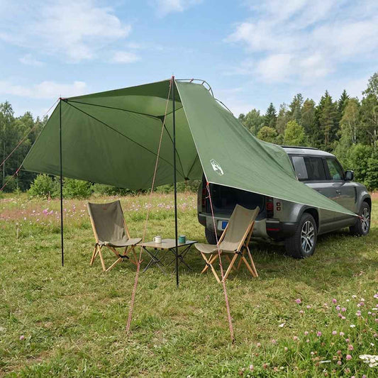Car Tent 350 x 250 cm Green Polyester and Steel