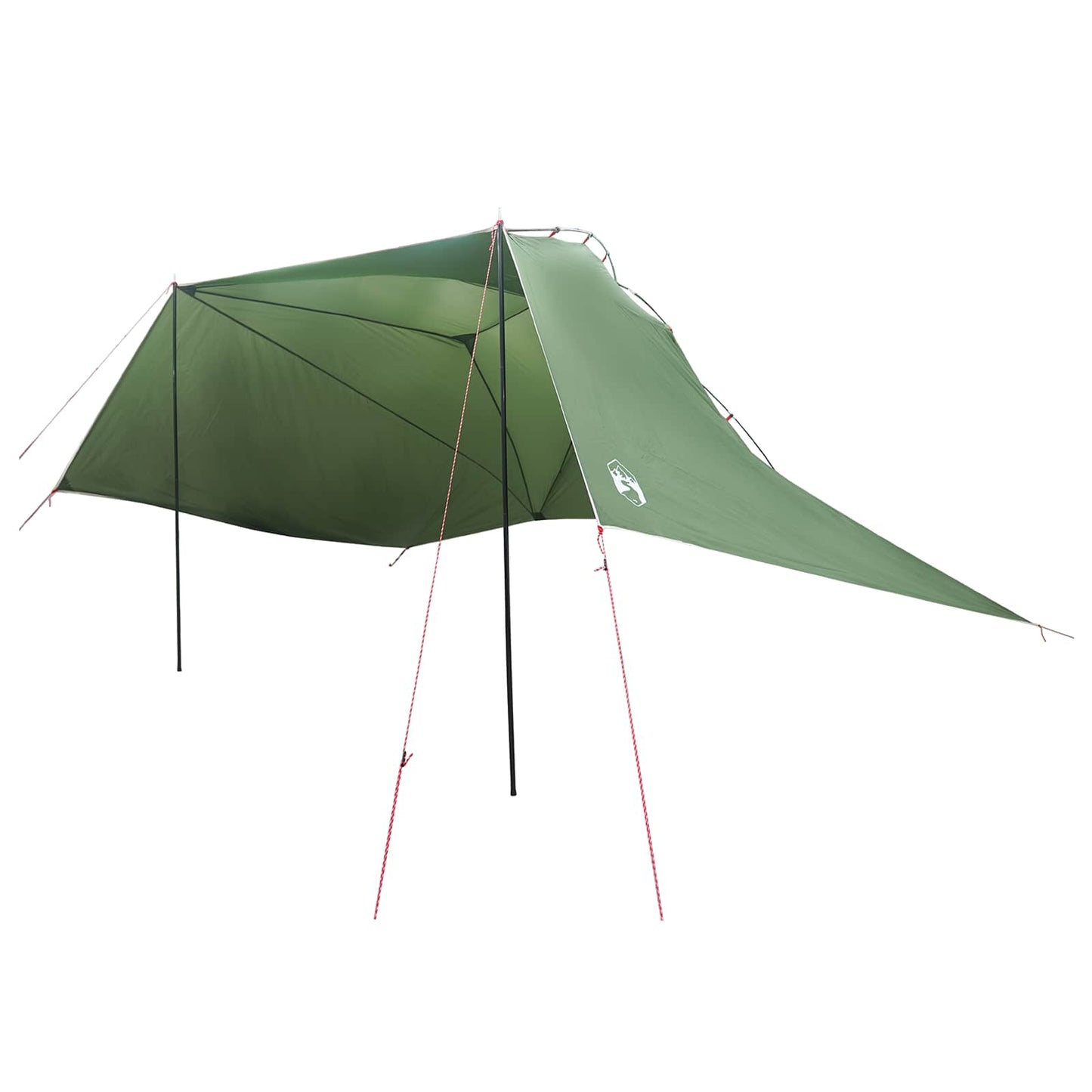 Car Tent with Roof Green 350 x 250 cm Polyester and Steel