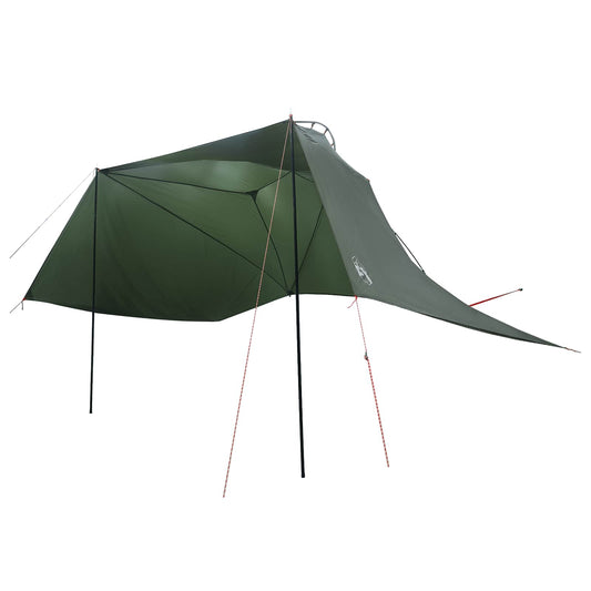 Car Tent with Roof Army Green 350 x 250 cm Polyester and Steel