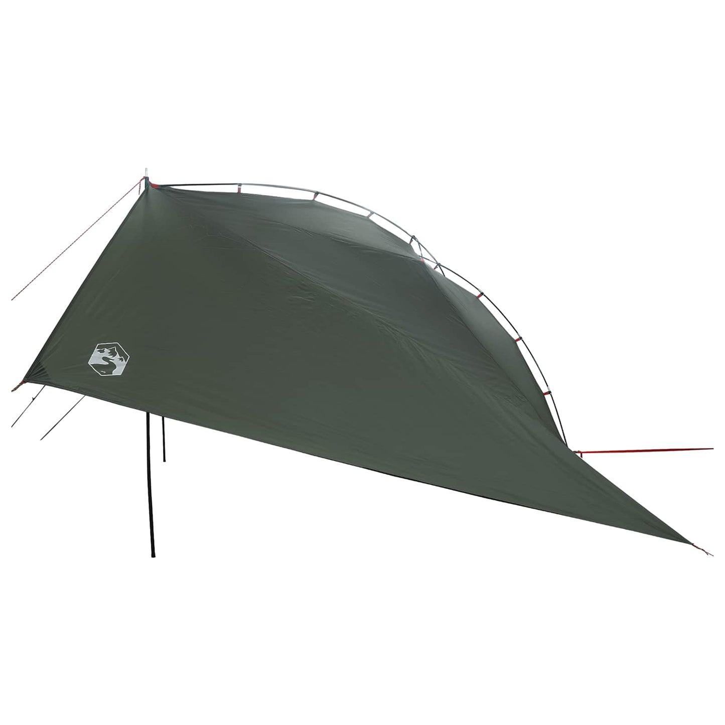 Car Tent with Roof Army Green 350 x 250 cm Polyester and Steel