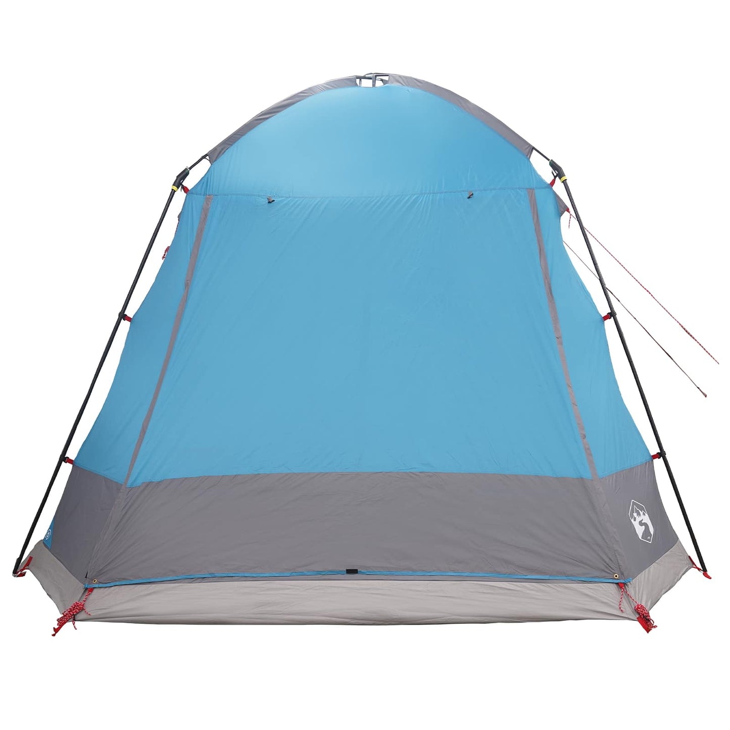 Cabin Tent with Roof Blue 8-Person Polyester and Steel