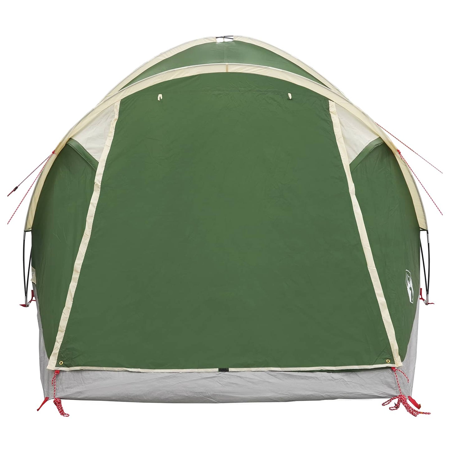 Cabin Tent with Roof Green 4-Person Polyester and Steel