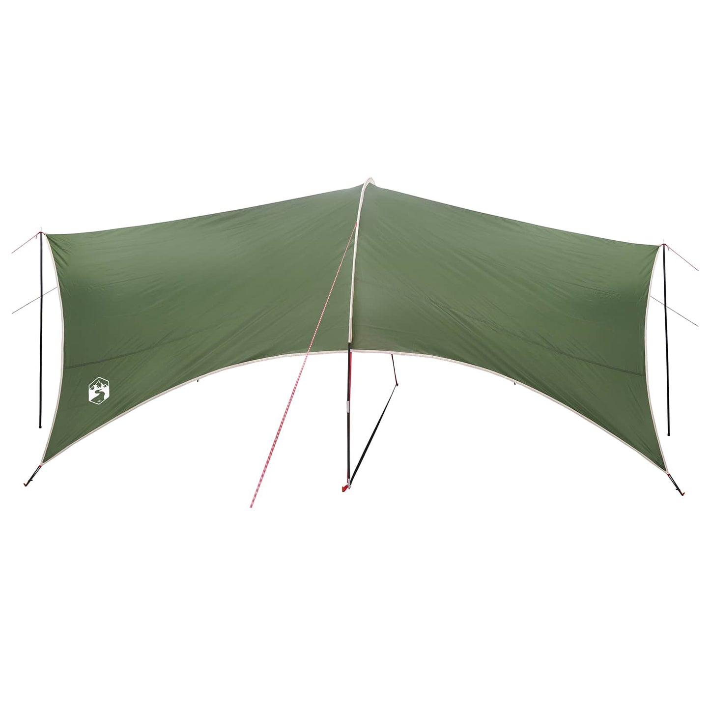 Camping Tarp Water-resistant Green 550 x 400 x 230 cm