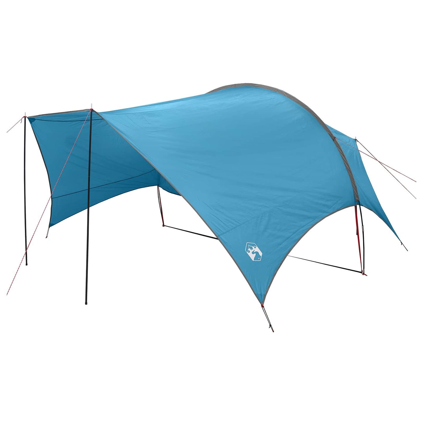 Camping Tarp Water-resistant Blue 550 x 400 x 230 cm