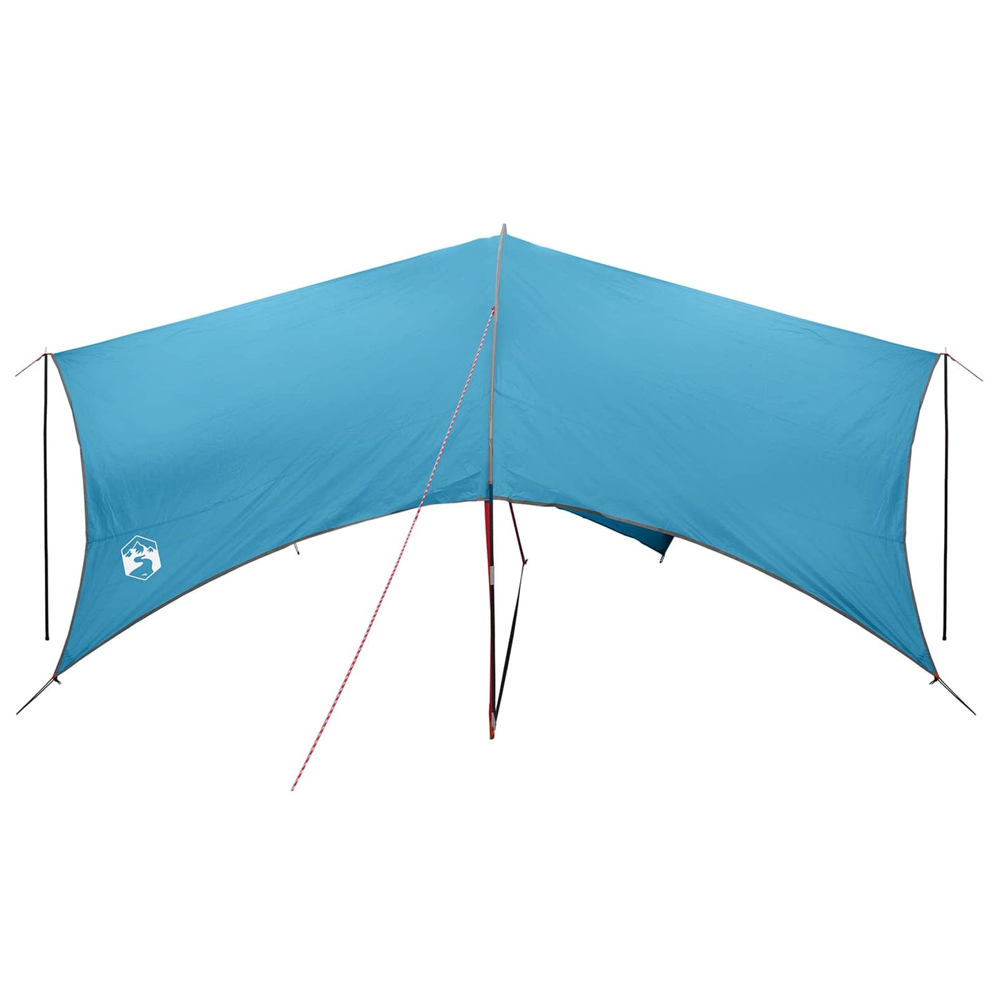Camping Tarp Water-resistant Blue 550 x 400 x 230 cm