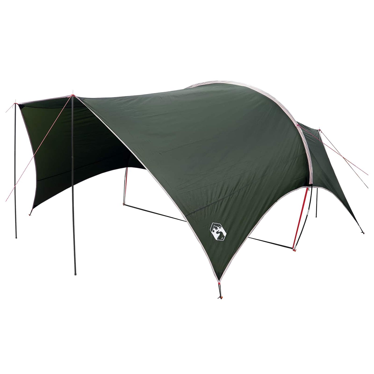 Camping Tarp Water-resistant Army Green 550 x 400 x 230 cm