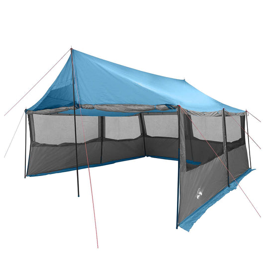 Family Tent Blue 450 x 400 x 265 cm Polyester and Steel
