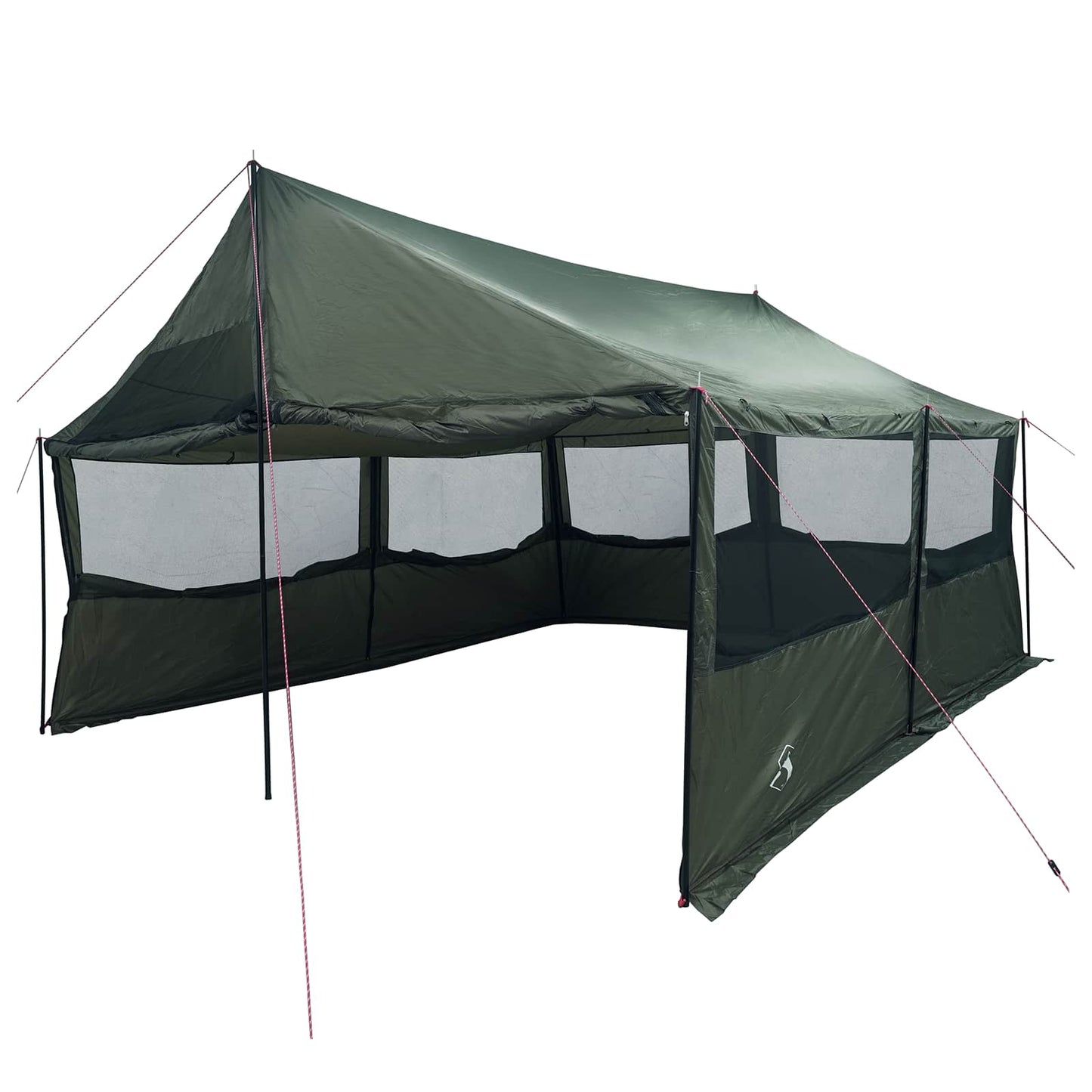 Family Tent Army green 450 x 400 x 265 cm Polyester and Steel