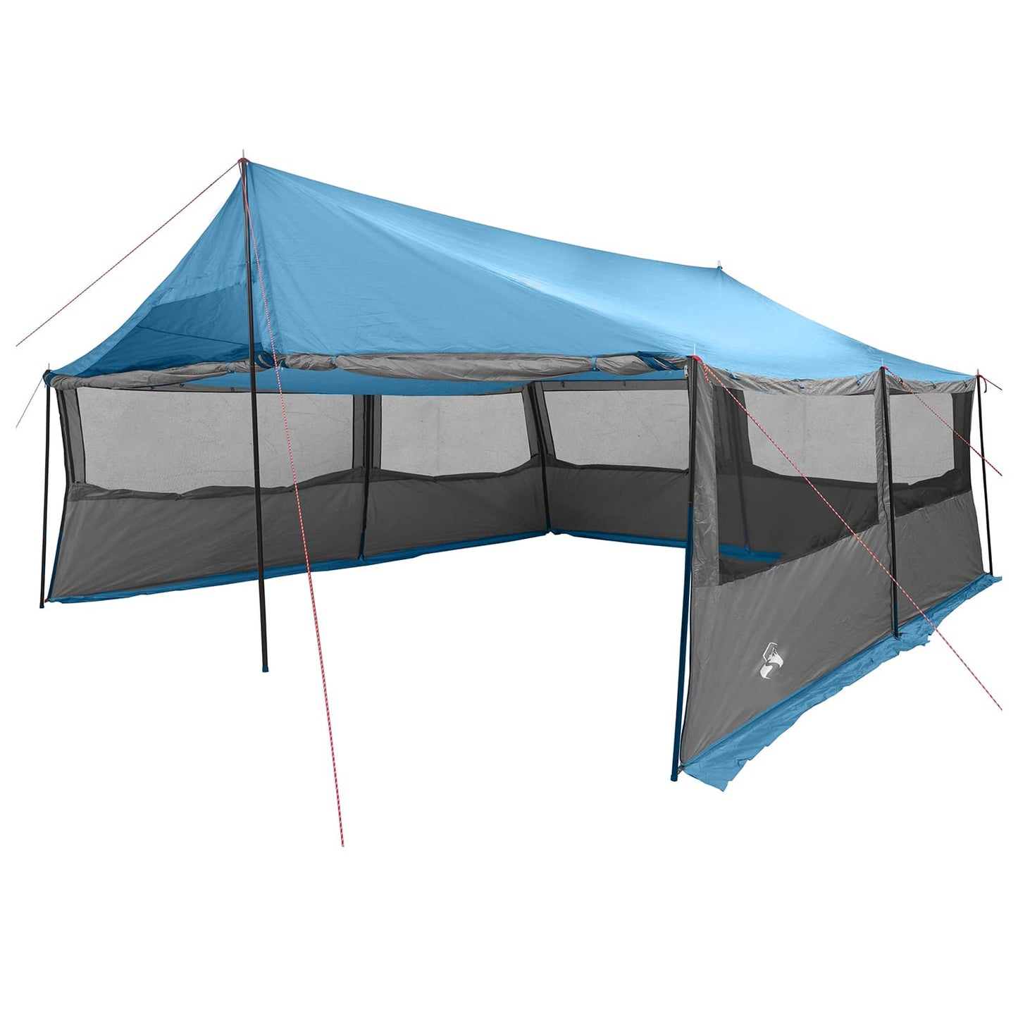 Family Tent Blue 600 x 400 x 268 cm Polyester and Steel