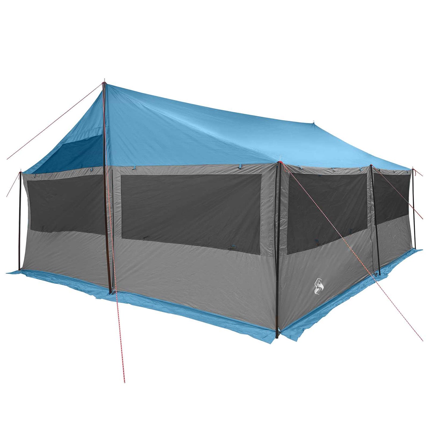 Family Tent Blue 600 x 400 x 268 cm Polyester and Steel