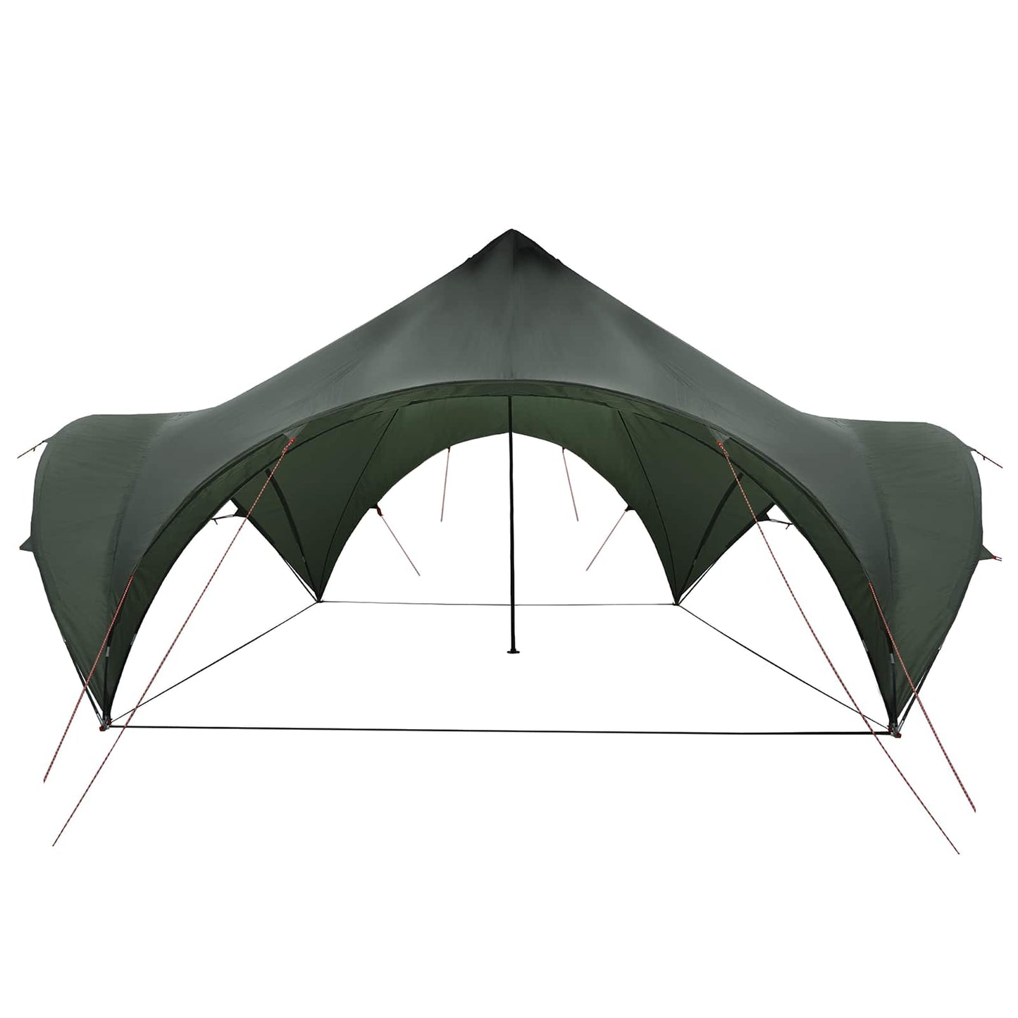 Party Tent Army green 500 x 500 x 350 cm Polyester and Steel