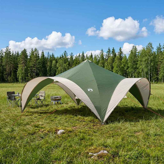 Party Tent Green 400 x 400 x 320 cm Polyester and Steel