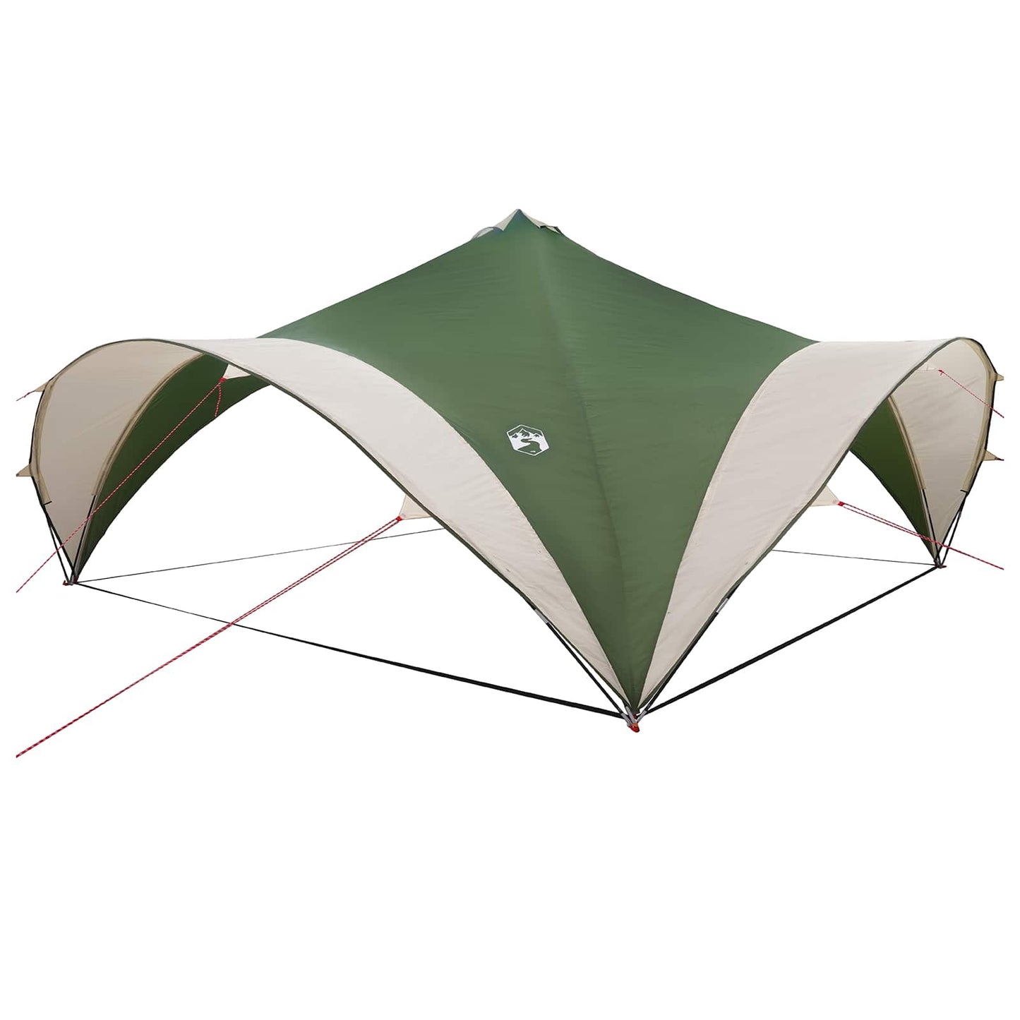 Party Tent Green 400 x 400 x 320 cm Polyester and Steel