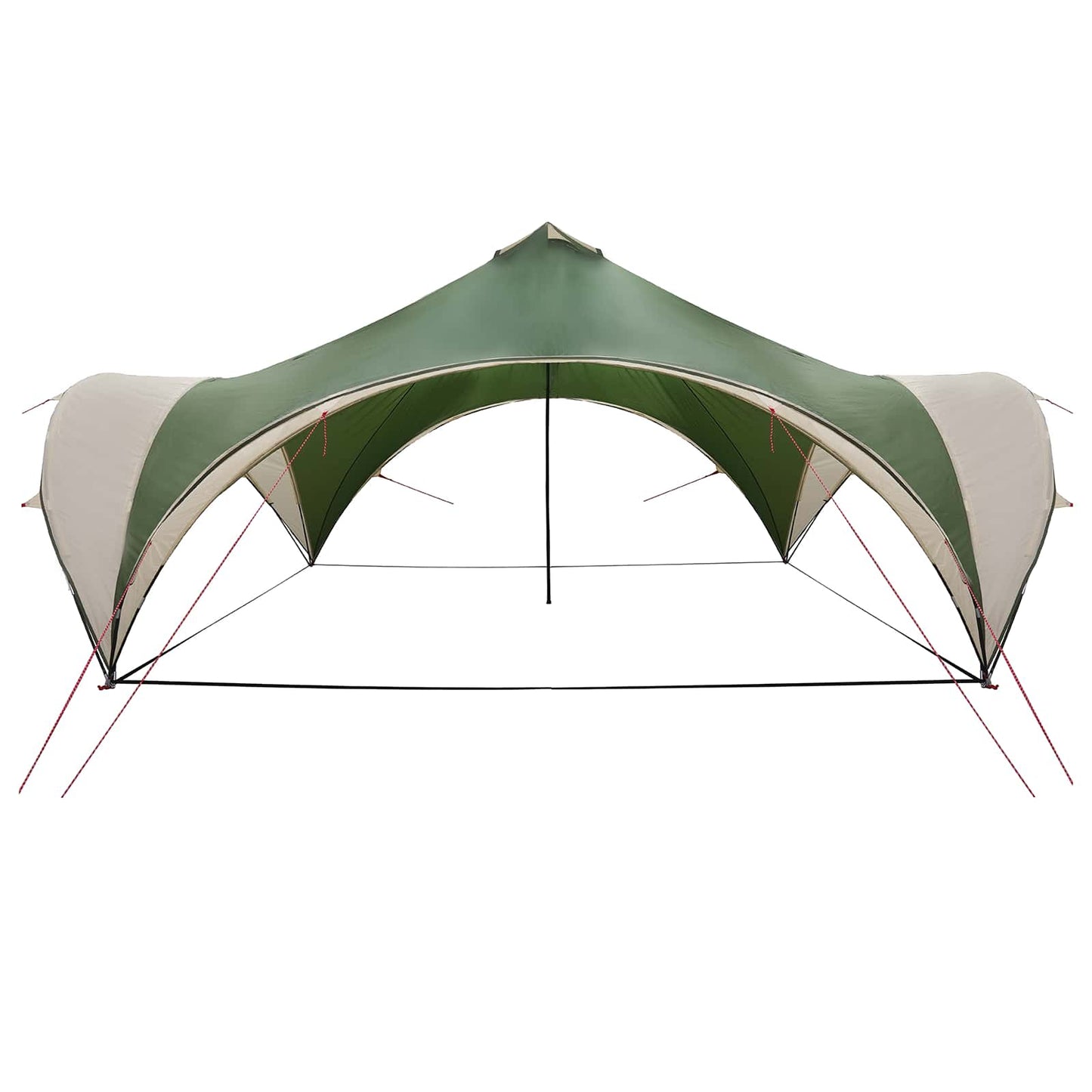 Party Tent Green 400 x 400 x 320 cm Polyester and Steel