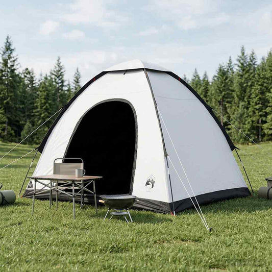 Camping Tent 2-Person White Blackout