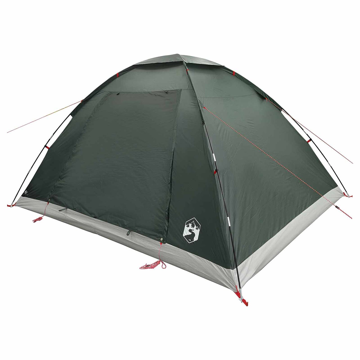Camping Tent Army Green 335 x 275 x 180 cm Polyester and Steel