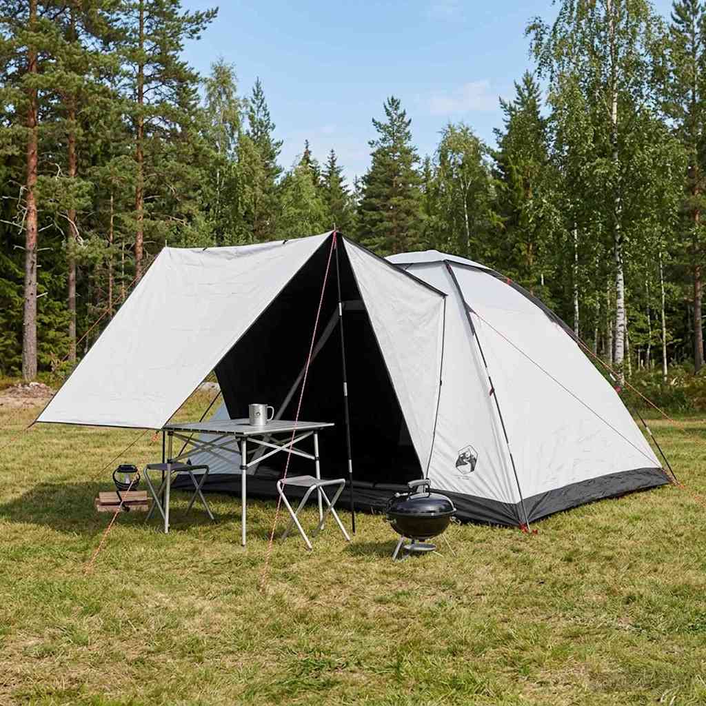 Camping Tent with Roof White Blackout 335 x 275 x 180 cm