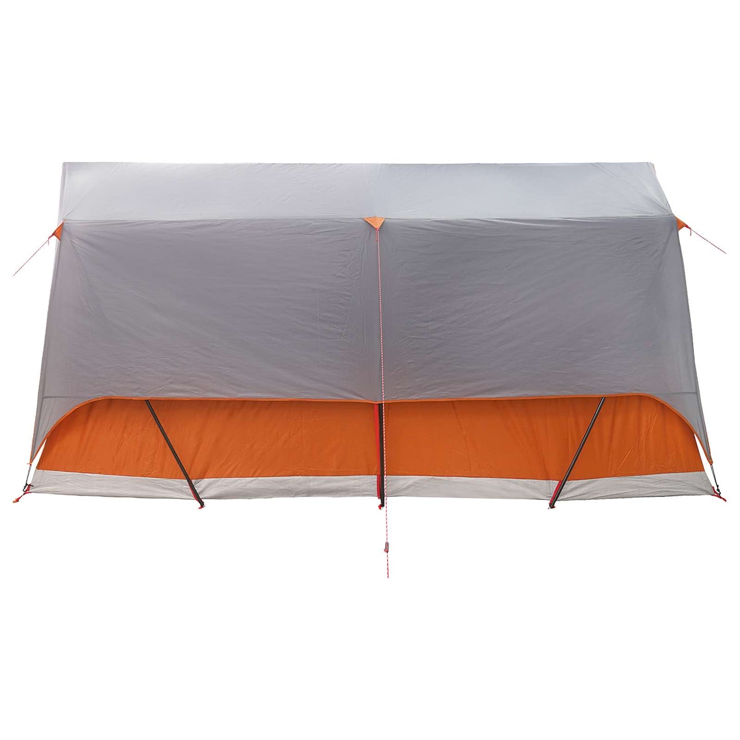Tunnel Tent Grey and Orange 8-Person Polyester and Steel