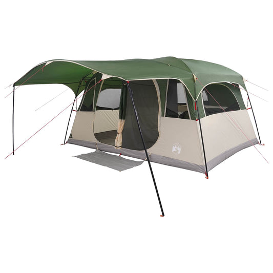 Tunnel Tent Green 366 x 244 x 198 cm Polyester and Steel
