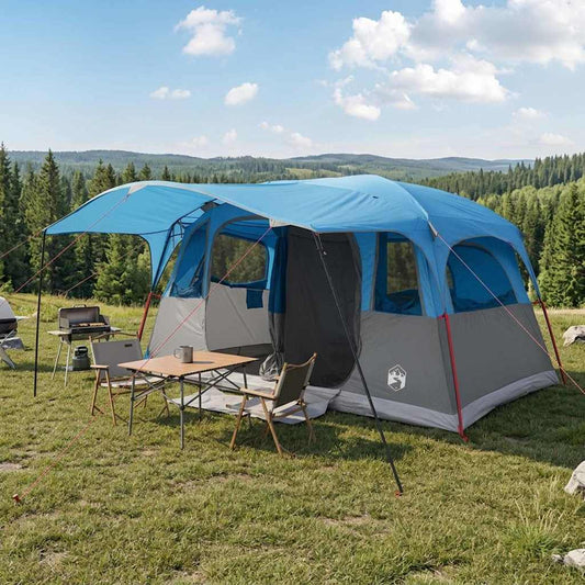 Tunnel Tent Blue 427 x 305 x 205 cm Polyester and Steel