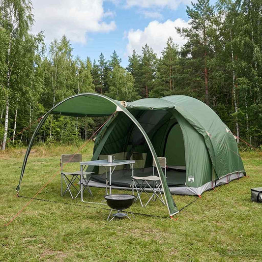 Tunnel Tent 370 x 275 x 210 cm Green Polyester and Steel