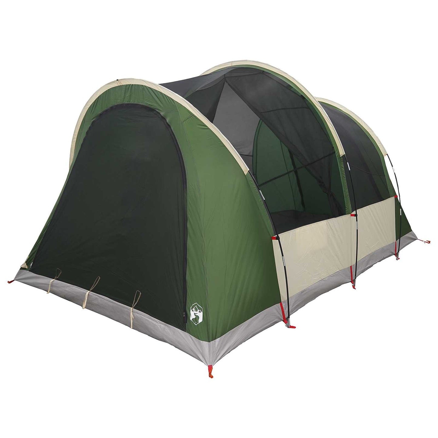 Tunnel Tent Green 370 x 275 x 210 cm Polyester and Steel