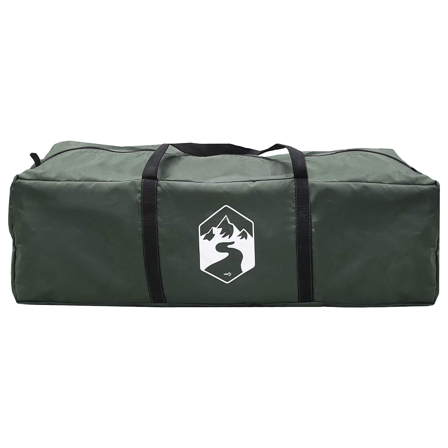 Tunnel Tent Army Green 370 x 275 x 210 cm Polyester and Steel