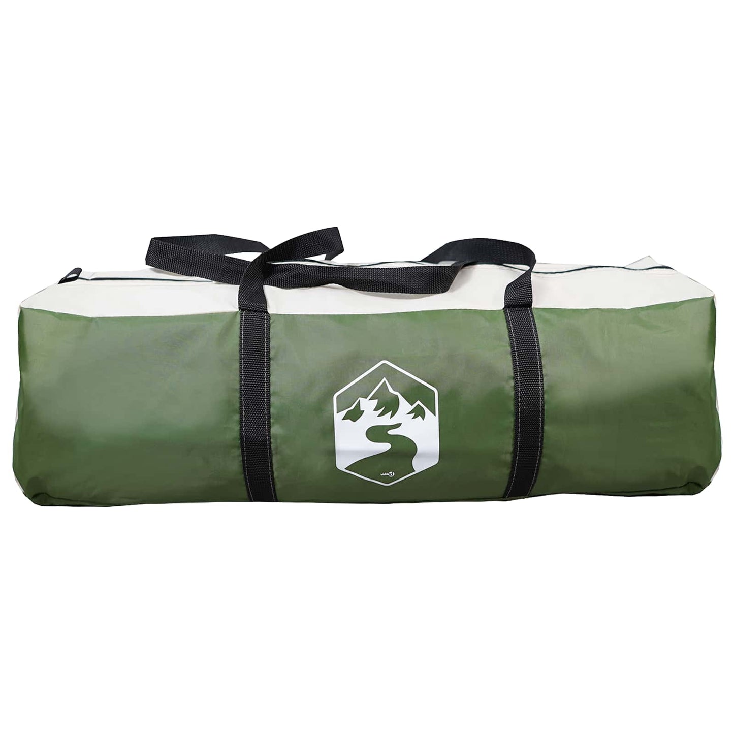 Cabin Tent Green 480 x 273 x 205 cm Polyester and Steel