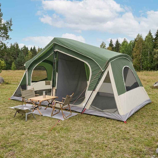 Cabin Tent Green 480 x 273 x 205 cm Polyester and Steel