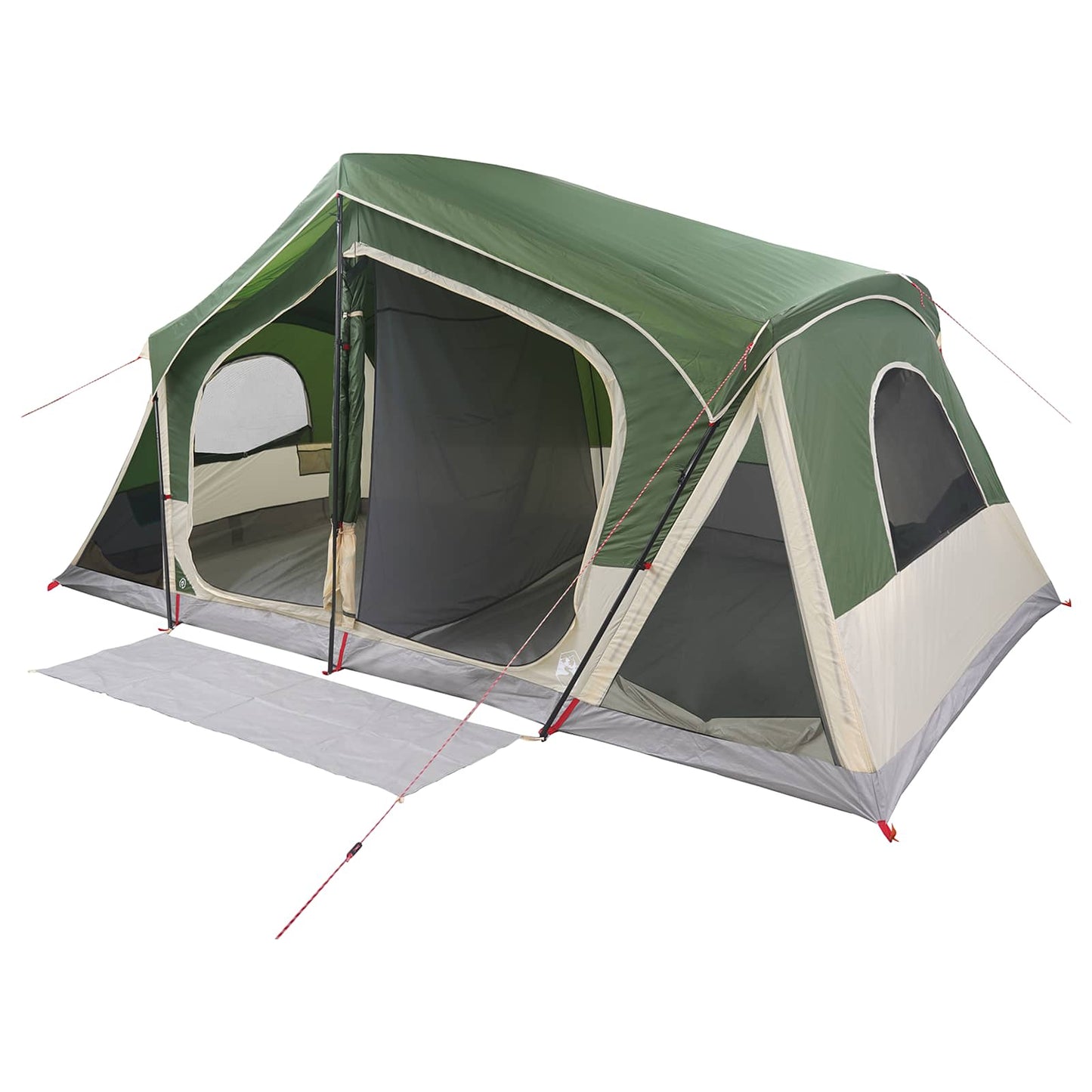 Cabin Tent Green 480 x 273 x 205 cm Polyester and Steel