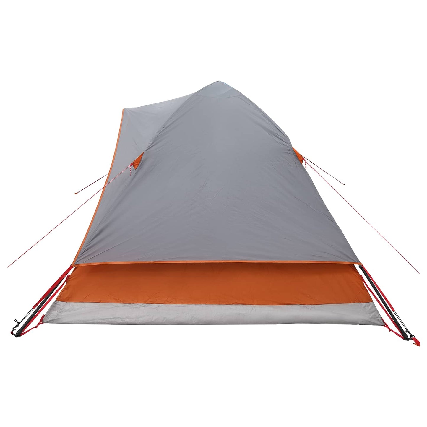 Instant Tent with Roof Grey and Orange 305 x 215 x 140 cm