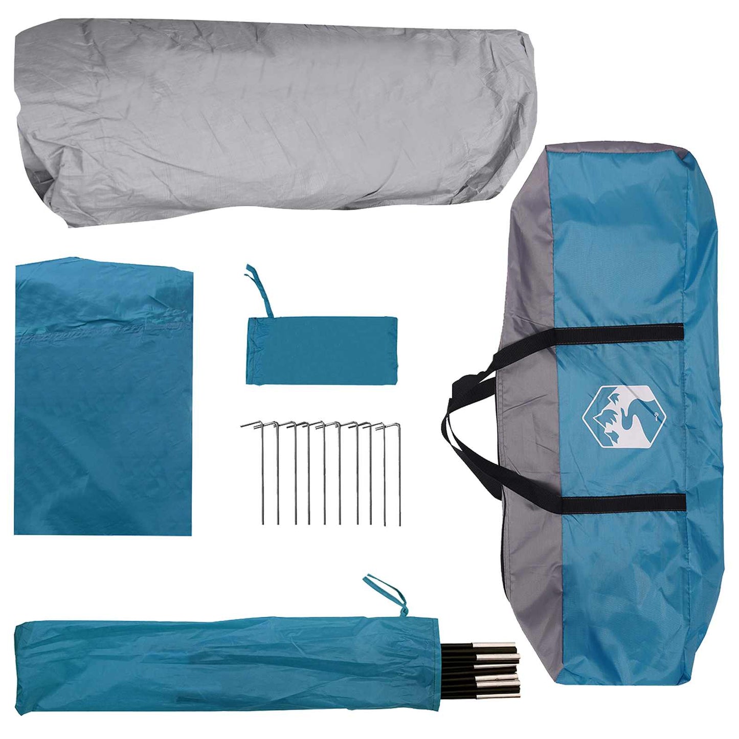 Instant Tent Blue 305 x 275 x 190 cm Polyester and Steel