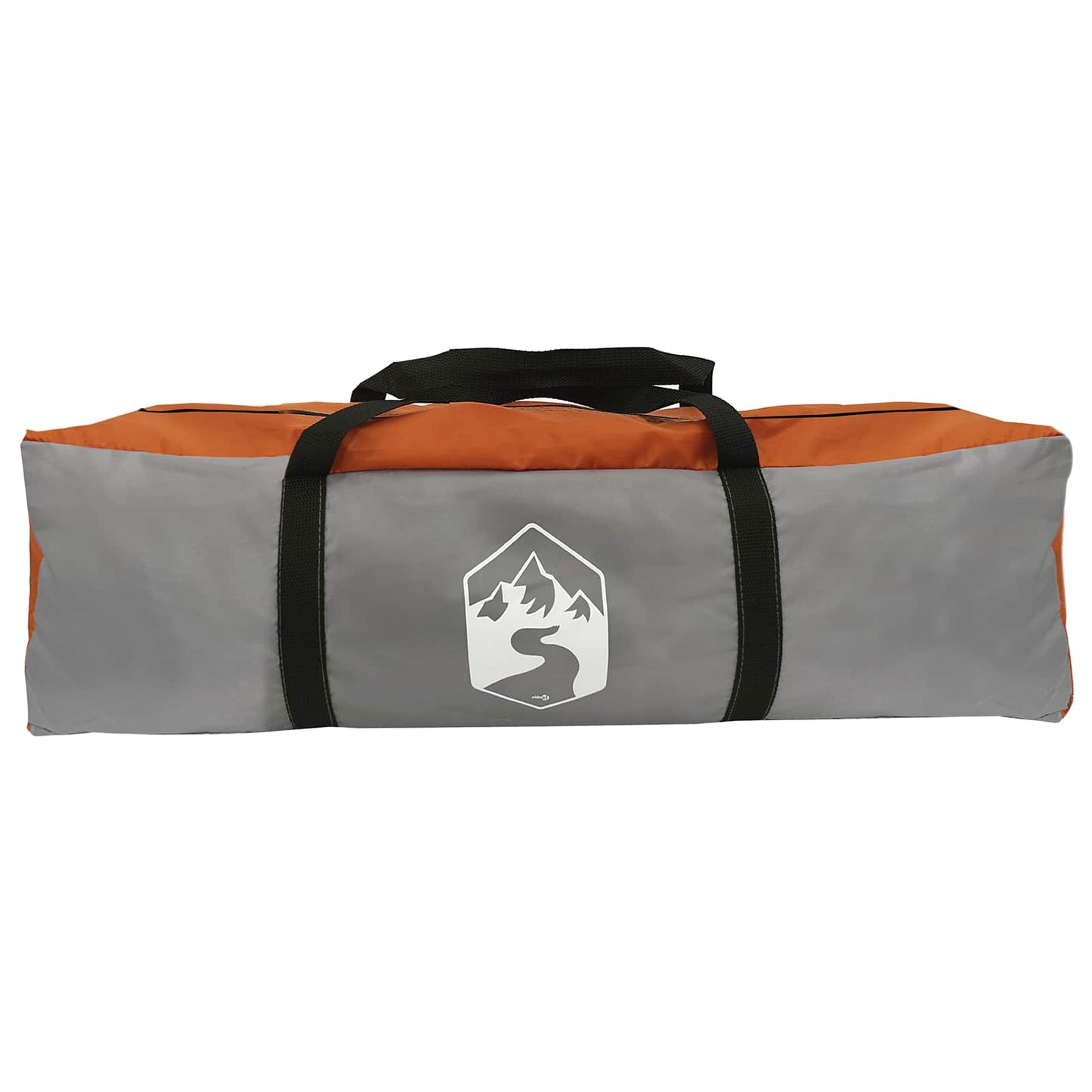 Instant Tent with Roof Grey and Orange 305 x 275 x 190 cm