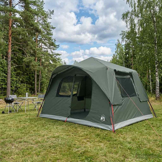 Instant Tent Army Green 365 x 380 x 200 cm Polyester and Steel