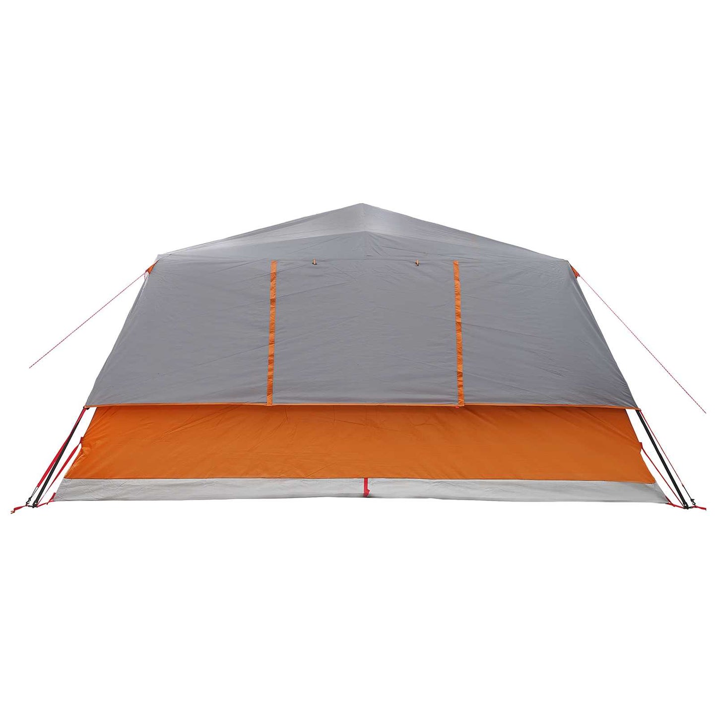 Instant Tent with Roof Grey and Orange 365 x 280 x 200 cm