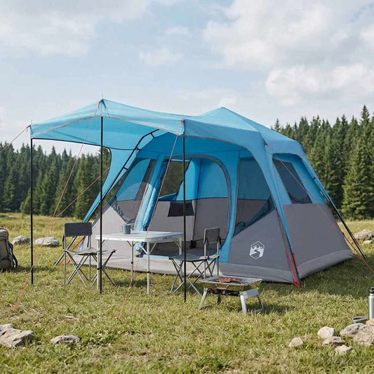 Family Tent Blue 305 x 275 x 190 cm Polyester and Steel