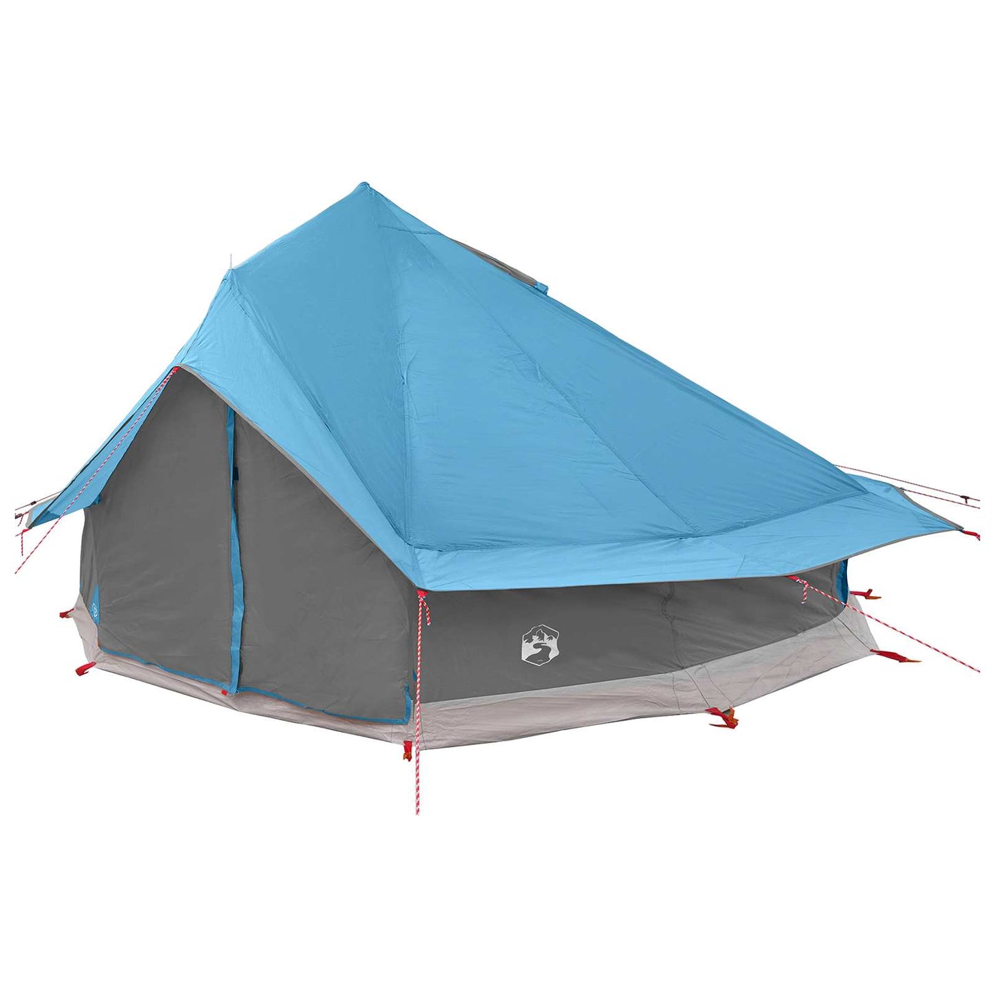 Tipi Tent with Roof Blue 700 x 700 x 395 cm Polyester and Steel