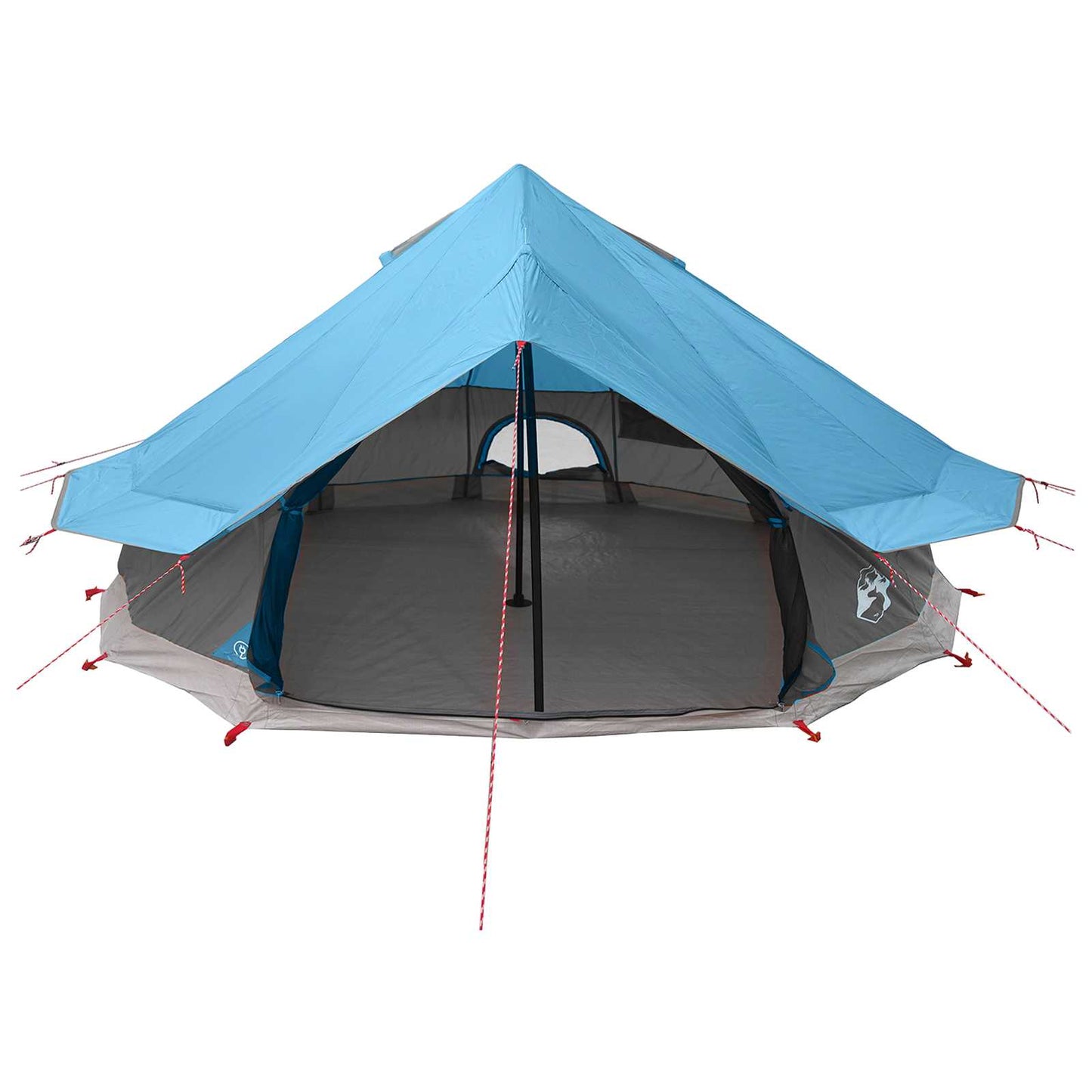 Tipi Tent with Roof Blue 700 x 700 x 395 cm Polyester and Steel