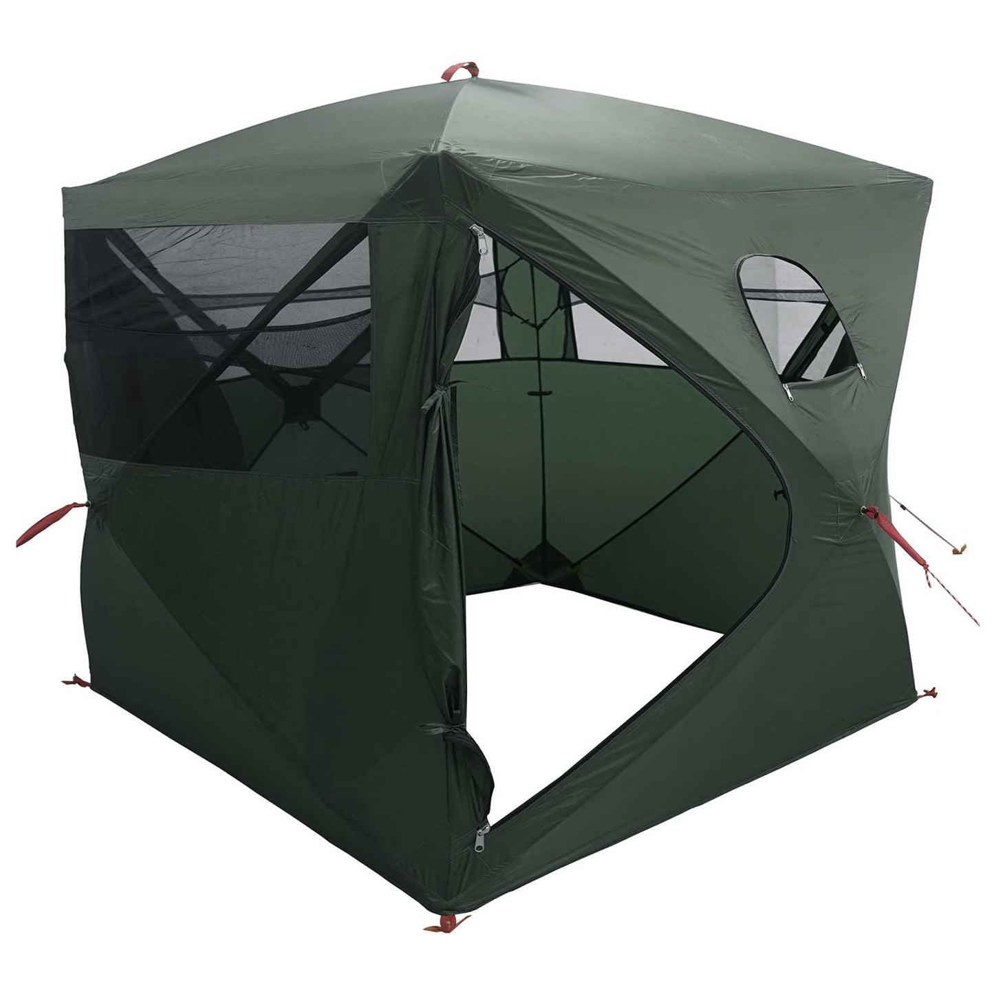 Hunting Tent Army Green 143 x 143 x 165 cm Polyester and Steel