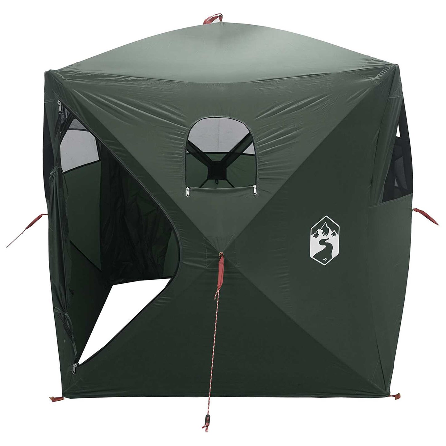 Hunting Tent Army Green 143 x 143 x 165 cm Polyester and Steel