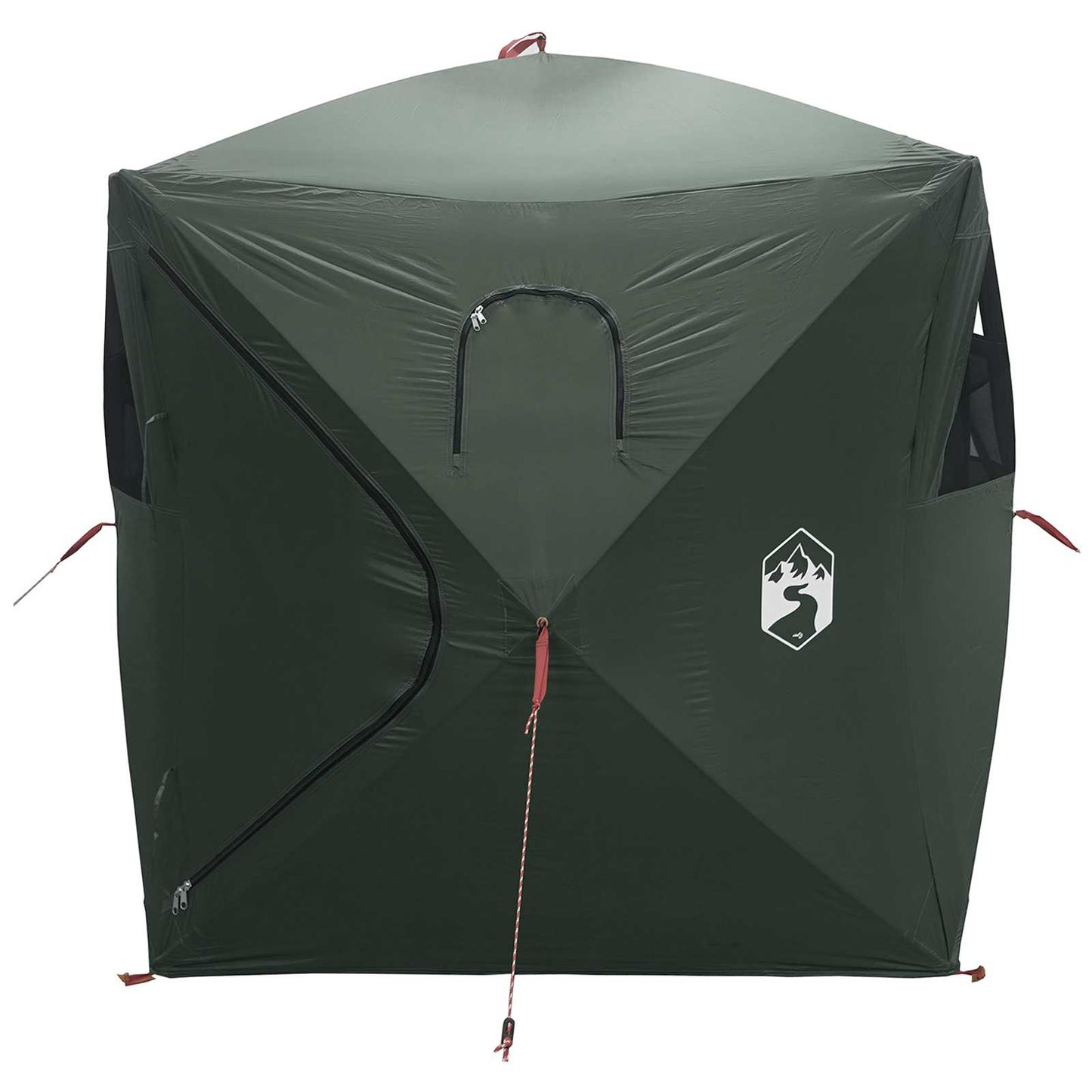 Hunting Tent Army Green 143 x 143 x 165 cm Polyester and Steel