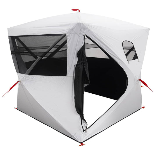 Hunting Tent with Roof White Blackout 143 x 143 x 165 cm
