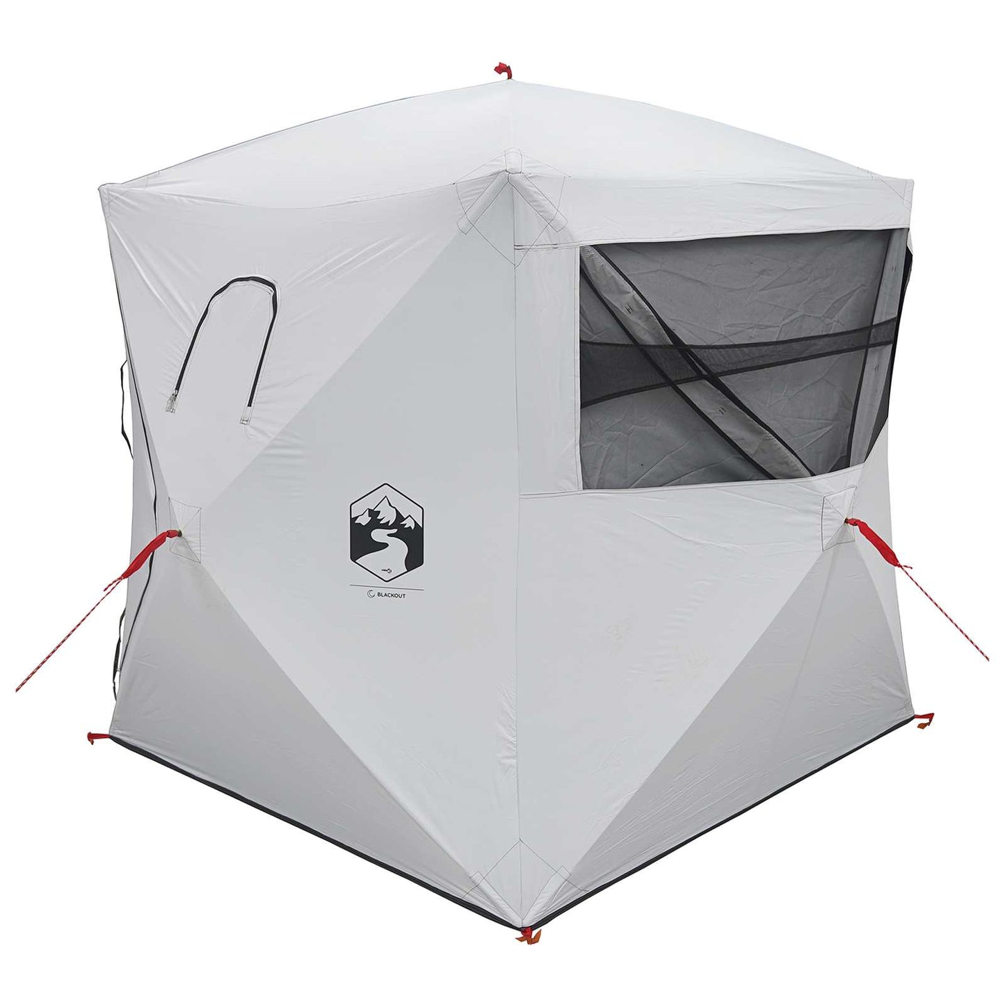 Hunting Tent with Roof White Blackout 143 x 143 x 165 cm