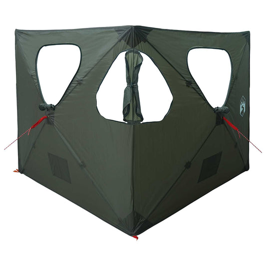 Hunting Tent Army Green 145 x 145 x 150 cm Polyester and Steel