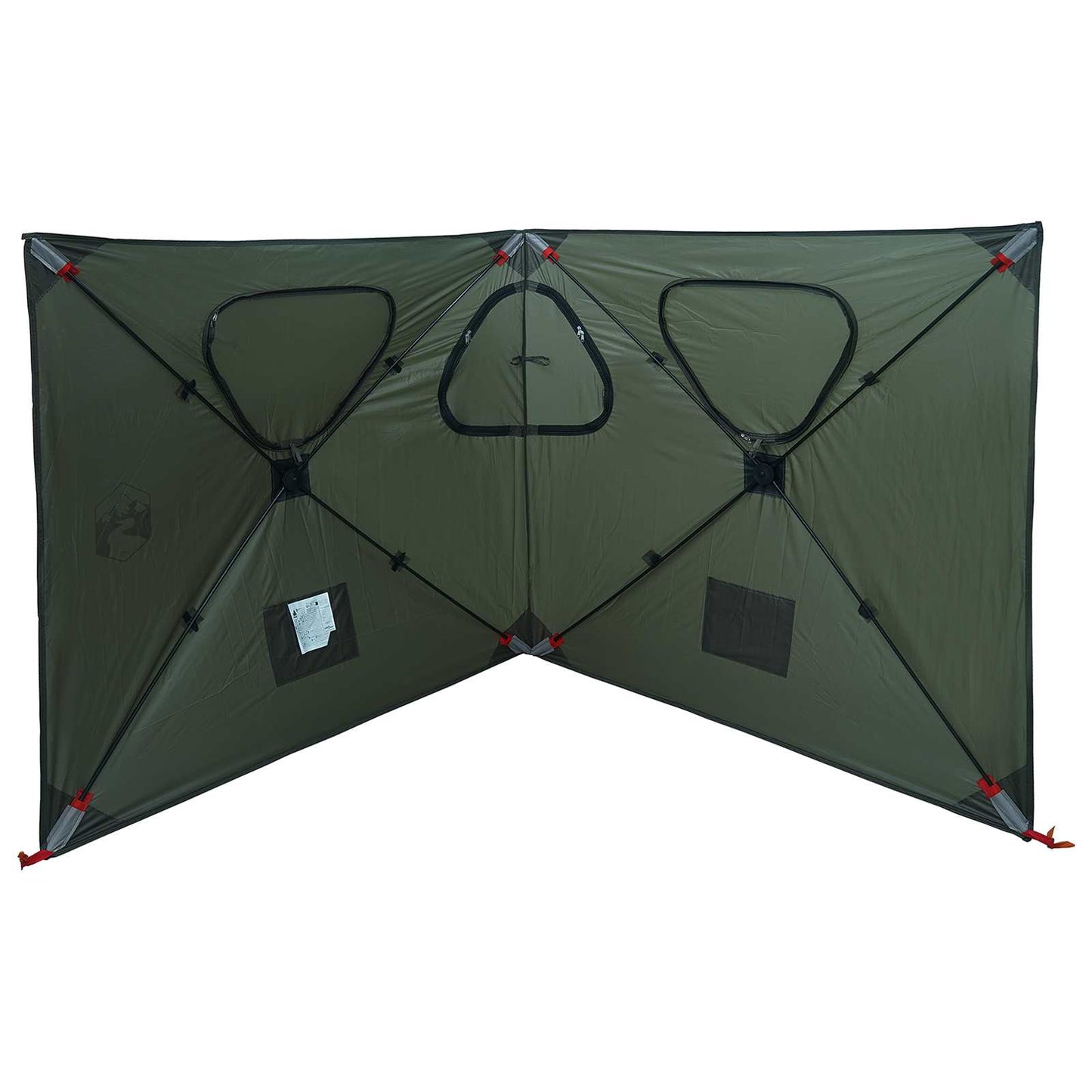 Hunting Tent Army Green 145 x 145 x 150 cm Polyester and Steel