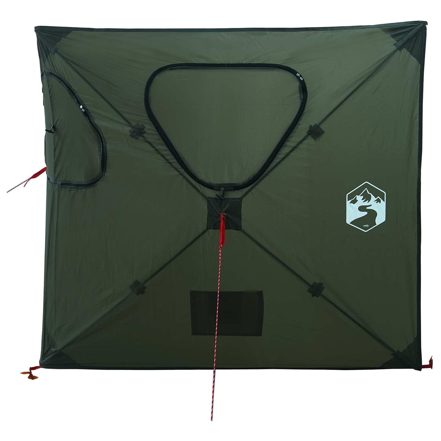 Hunting Tent Army Green 145 x 145 x 150 cm Polyester and Steel