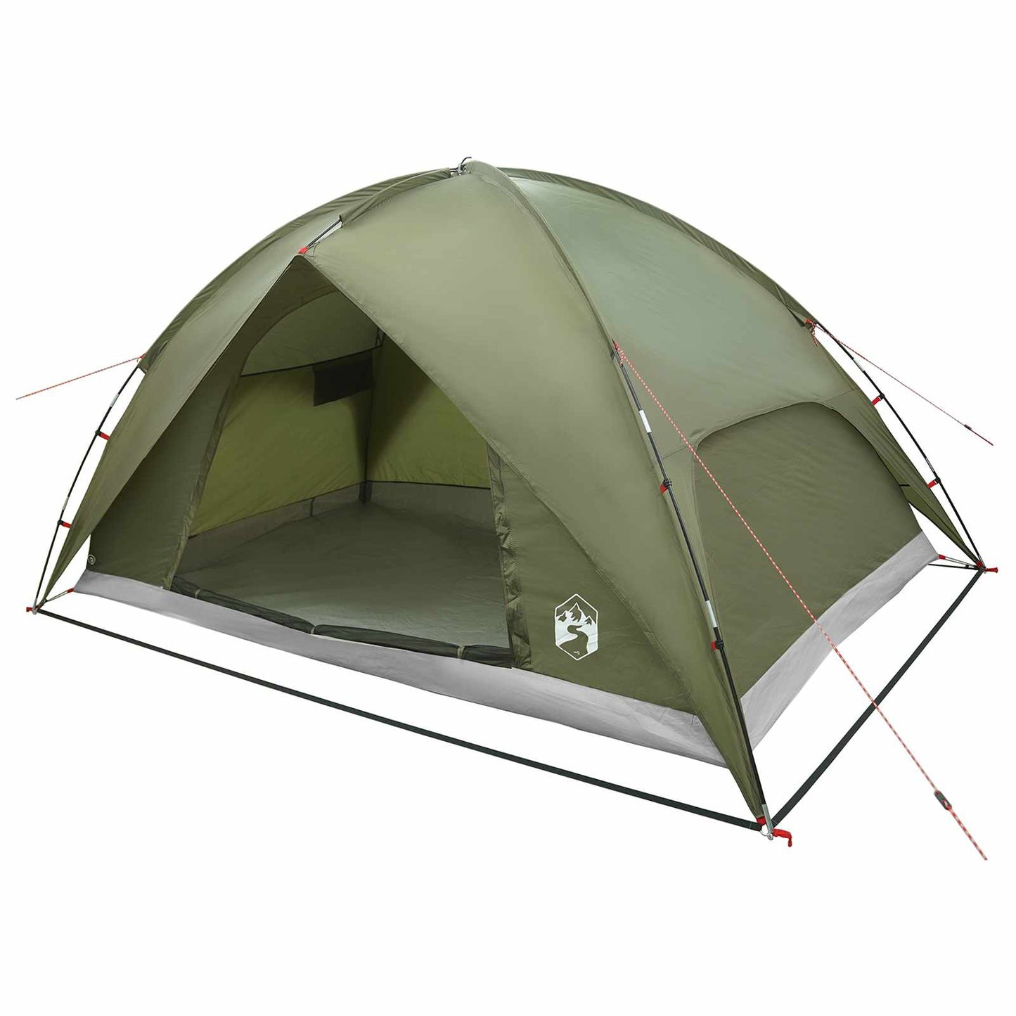 Camping Tent with Rainfly Water-resistant Dome Olive Green