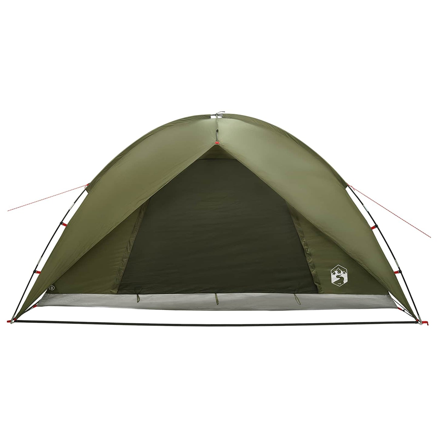 Camping Tent with Rainfly Water-resistant Dome Olive Green