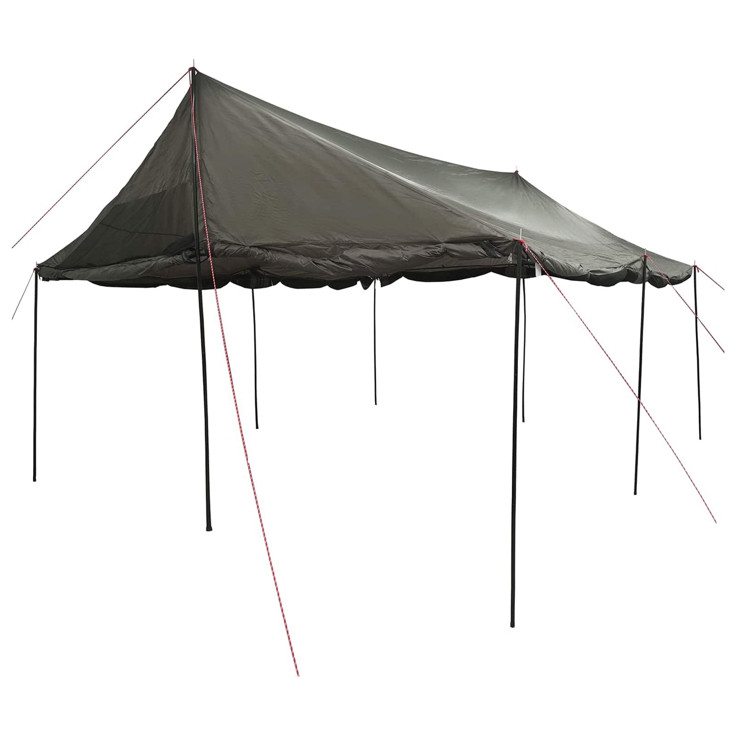 Family Tent Brown grey 450 x 400 x 265 cm Polyester and Steel